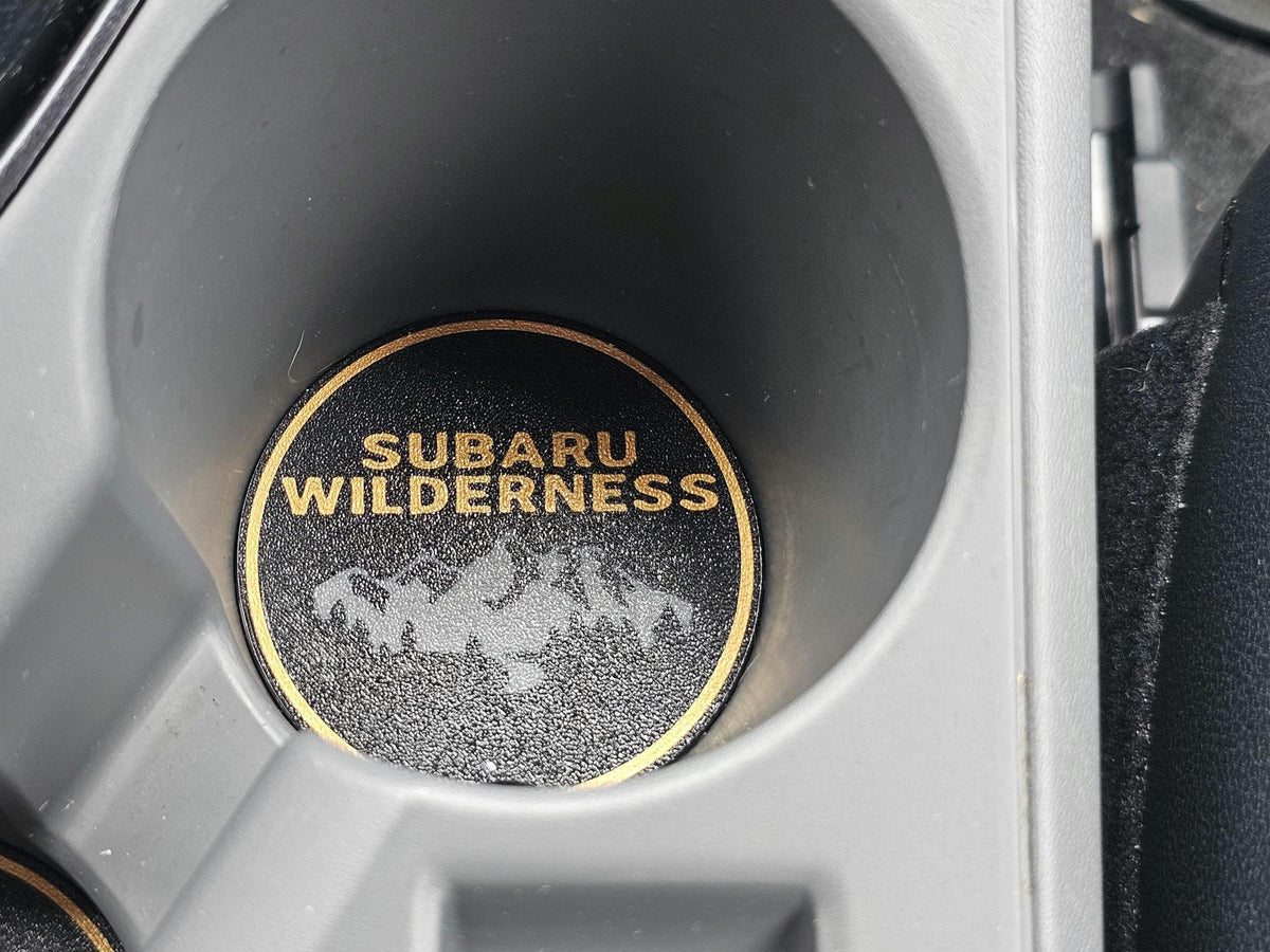 Subaru Crosstrek Wilderness Cupholder Spacer (24-26): Custom Fit, Stylish Interior (Pair)